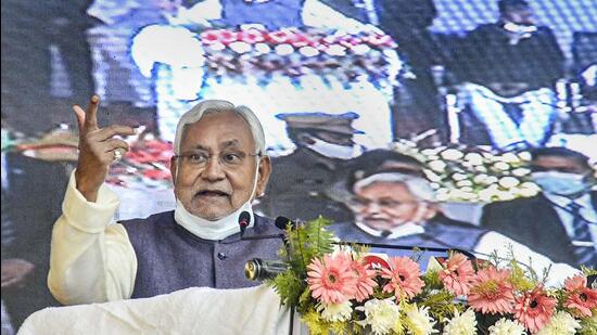 ‘Some educated elites criticise me for (liquor) prohibition, but then I don’t mind such criticism. Mahatma Gandhi termed it a vice and it remains a vice,” Nitish Kumar said. (PTI Photo) ‘Some educated elites criticise me for (liquor) prohibition, but then I don’t mind such criticism. Mahatma Gandhi termed it a vice and it remains a vice,” Nitish Kumar said. (PTI Photo)