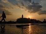 インド気象局のデータによると、サフダージャングは火曜日の午前8時30分から水曜日の午前8時30分までの間に16.7mmの降雨量を記録しました。 （Sanchit Khanna / HT Photo）