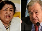 Antonio Guterres has shared condolence message for Lata Mangeshkar. Antonio Guterres has shared condolence message for Lata Mangeshkar.