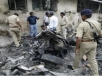 Blast outside Ahmedabad Civil Hospital (File Photo/AFP)