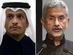From left: Qatar foreign minister Sheikh Mohammed bin Abdulrahman Al-Thani, EAM S Jaishankar and Philippine foreign secretary Teodoro Locsin. From left: Qatar foreign minister Sheikh Mohammed bin Abdulrahman Al-Thani, EAM S Jaishankar and Philippine foreign secretary Teodoro Locsin.