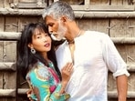 Milind Soman does push-ups with 'supportive wife' sitting on his back in epic video: Ankita Konwar reacts
