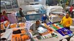 Curbs on political rallies ahead of the Punjab assembly elections has hit printing business hard in Ludhiana. (HT Photo)