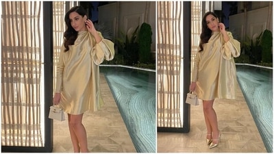 Nora Fatehi, who has won hearts of many with her incredible dance skills, celebrated her 30th birthday on February 6. The actor recently took to her Instagram handle to share stills from her celebration donning a golden dress. (Instagram/@norafatehi) Nora Fatehi, who has won hearts of many with her incredible dance skills, celebrated her 30th birthday on February 6. The actor recently took to her Instagram handle to share stills from her celebration donning a golden dress. (Instagram/@norafatehi)