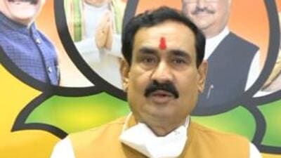 MP home minister Narottam Mishra said there was no proposal on hijab in schools before the MP government (Twitter/drnarottammisra) MP home minister Narottam Mishra said there was no proposal on hijab in schools before the MP government (Twitter/drnarottammisra)
