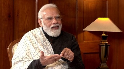 PM Narendra Modi during an interview with ANI. (ANI) PM Narendra Modi during an interview with ANI. (ANI)