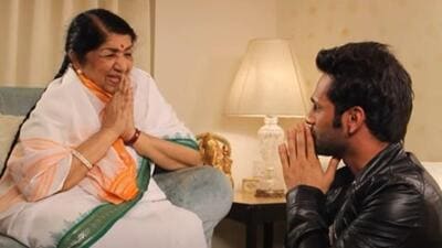 Rahul Vaidya interviewed late Lata Mangeshkar for a special cause in 2013