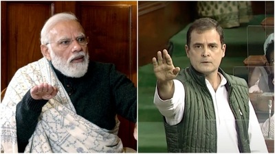 Prime Minister Narendra Modi (left) and Congress leader Rahul Gandhi. (ANI) Prime Minister Narendra Modi (left) and Congress leader Rahul Gandhi. (ANI)