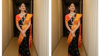 This year, Makar Sankranti was celebrated on Friday, January 14. On Wednesday, Disha took to her official Instagram page to post a few snippets from the Makar Sankranti celebrations. The Bade Achhe Lagte Hain 2 actor shined like a newlywed bride, shared a kiss with Rahul and posted several adorable moments with him. (Instagram/@dishaparmar) This year, Makar Sankranti was celebrated on Friday, January 14. On Wednesday, Disha took to her official Instagram page to post a few snippets from the Makar Sankranti celebrations. The Bade Achhe Lagte Hain 2 actor shined like a newlywed bride, shared a kiss with Rahul and posted several adorable moments with him. (Instagram/@dishaparmar)