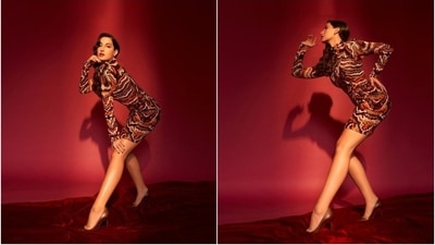 Nora Fatehi is the ultimate queen of bodycon dresses and these pictures are proof. She has been spotted donning fancy body hugging fits on several occasions and grabbing eyeballs. (Instagram/@norafatehi) Nora Fatehi is the ultimate queen of bodycon dresses and these pictures are proof. She has been spotted donning fancy body hugging fits on several occasions and grabbing eyeballs. (Instagram/@norafatehi)