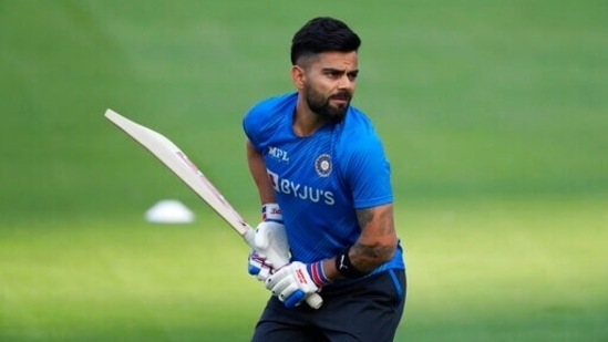 India's Virat Kohli bats during a practice session ahead of second one day international cricket match against West Indies in Ahmedabad, India.(AP) India's Virat Kohli bats during a practice session ahead of second one day international cricket match against West Indies in Ahmedabad, India.(AP)