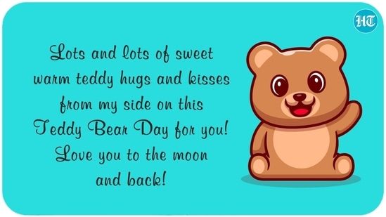 A cute teddy bear can easily liven up your partner's distressed mood.