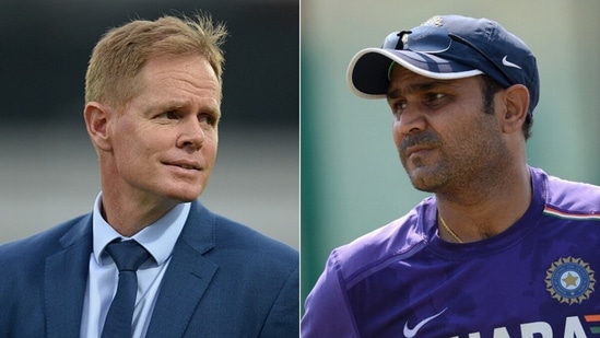 Shaun Pollock placed Virender Sehwag a little below two batting greats. (Getty Images)