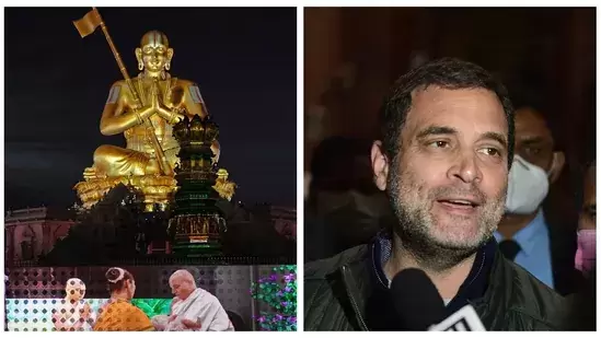 Congress leader Rahul Gandhi said New India is ‘China-nirbhar’.