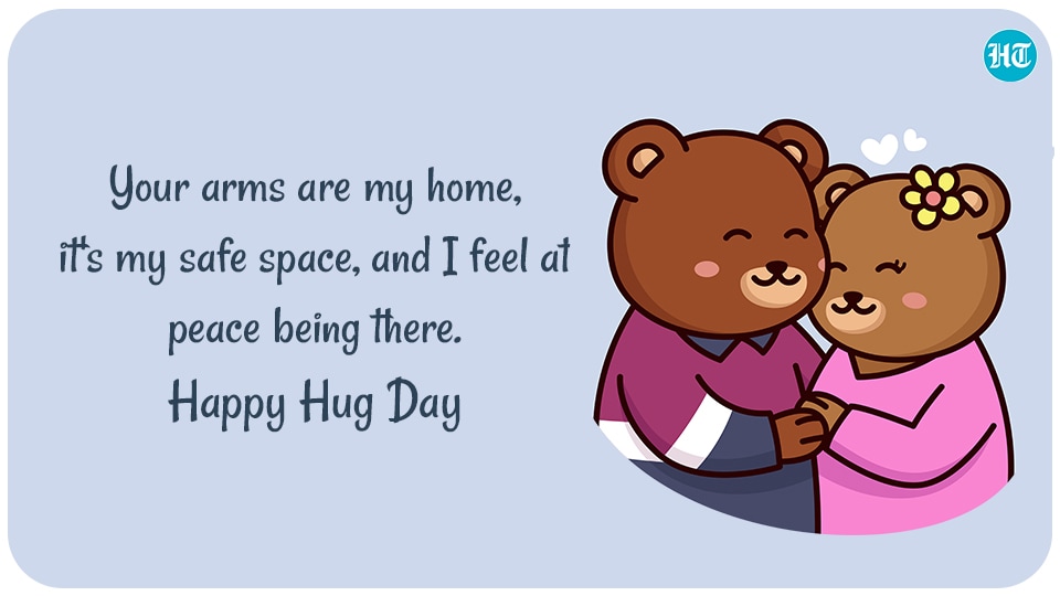 Happy Hug Day 2022: Best wishes, images, messages, greetings to send your  special someone on February 12 - Hindustan Times