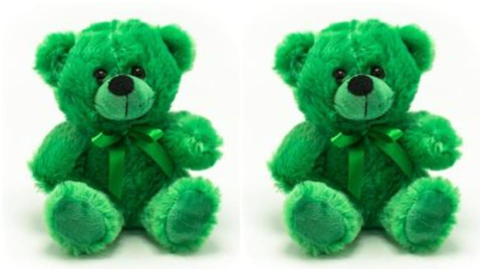 Green teddy bear means you are ready to wait for your beloved.(Pinterest)