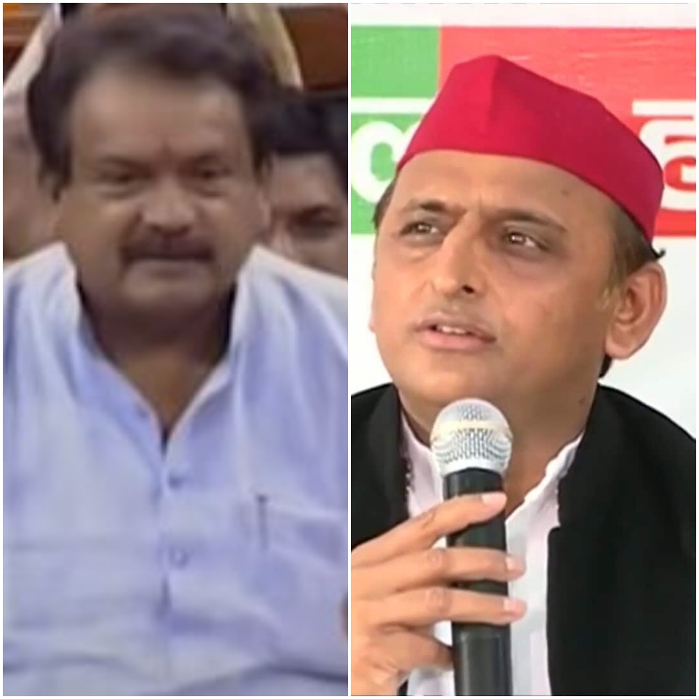 Union minister SP Singh Baghel also asked Akhilesh Yadav to file a nomination from Azamgarh. Union minister SP Singh Baghel also asked Akhilesh Yadav to file a nomination from Azamgarh.