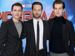 Tom Holland, Tobey Maguire and Andrew Garfield at Spider-Man: No Way Home event.