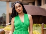 Mrunal Thakur will be seen next in Jersey opposite Shahid Kapoor. Mrunal Thakur will be seen next in Jersey opposite Shahid Kapoor.