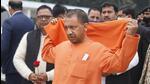 Uttar Pradesh chief minister Yogi Adityanath comments in a video message triggered a sharp backlash from Kerala chief minister Pinarayi Vijayan and other state politicians (AP)