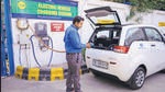 A special early bird incentive will also be given to e-vehicles purchased and registered in the first year of the policy period. (HT File Photo) A special early bird incentive will also be given to e-vehicles purchased and registered in the first year of the policy period. (HT File Photo)