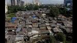 An aerial view of a cluster in Thane. Thane Municipal Corporation laid the foundation stone for the construction of the first rehabilitation building to rehabilitate the beneficiaries under the cluster development scheme in Lokmanya Nagar early this week. TMC has set up a Rs149Cr budget for setting up transit camp. (For representational purposes only) (PRAFUL GANGURDE/HT PHOTO) An aerial view of a cluster in Thane. Thane Municipal Corporation laid the foundation stone for the construction of the first rehabilitation building to rehabilitate the beneficiaries under the cluster development scheme in Lokmanya Nagar early this week. TMC has set up a Rs149Cr budget for setting up transit camp. (For representational purposes only) (PRAFUL GANGURDE/HT PHOTO)