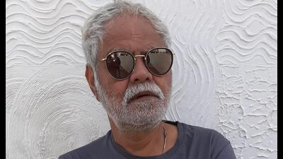 Sanjay Mishra in Lucknow (Photo: Deep Saxena/HT)