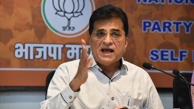 Bharatiya Janata Party (BJP) leader Kirit Somaiya. Bharatiya Janata Party (BJP) leader Kirit Somaiya.