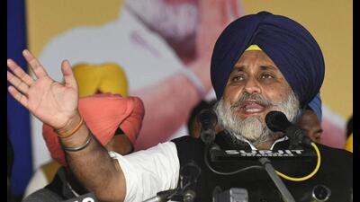 Punjab polls: Sukhbir Singh Badal.