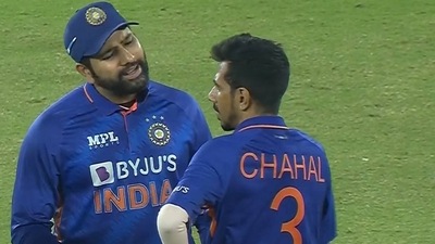 Rohit Sharma &amp; Yuzvendra Chahal (Twitter)