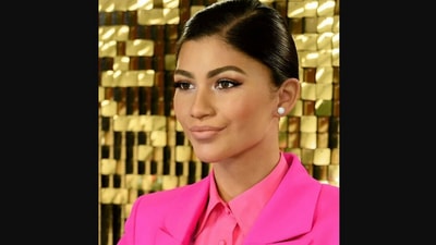 Zendaya's wax statue at Madame Tussauds London, that sparked many Twitter reactions.&nbsp; (twitter/@PopBase)