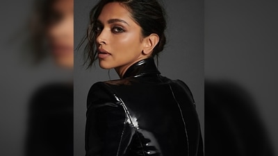 Deepika Padukone wore her signature makeup look which is smokey eyes and nude lips. She tied her hair in a low back bun with a few strands framing one side of her face. (Instagram/@shaleenanathani) Deepika Padukone wore her signature makeup look which is smokey eyes and nude lips. She tied her hair in a low back bun with a few strands framing one side of her face. (Instagram/@shaleenanathani)