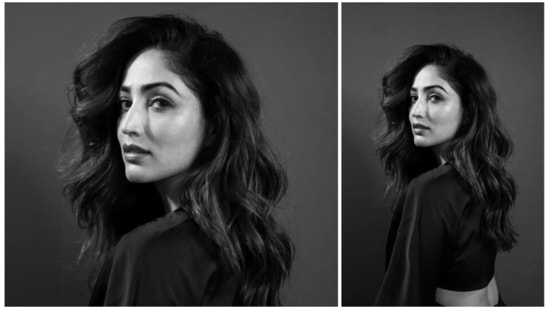 Yami Gautam took to her Instagram handle to share the pictures and captioned it, "A Thursday on my mind!" and added a black heart emoji.(Instagram/@yamigautam)