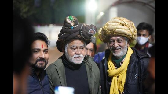 Sanjay Mishra during this recent visit to Bhartendu Natya Academy, Lucknow. (Sourced) Sanjay Mishra during this recent visit to Bhartendu Natya Academy, Lucknow. (Sourced)