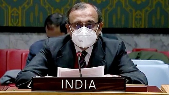 Permanent Representative to the UN Ambassador TS Tirumurti.(ANI)