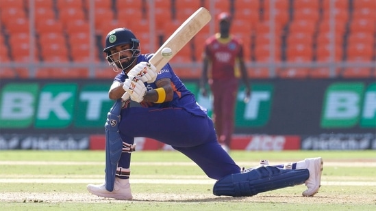 KL Rahul scored an impressive 49 against West Indies on Wednesday. (BCCI) KL Rahul scored an impressive 49 against West Indies on Wednesday. (BCCI)