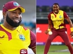 Dwayne Bravo (R) and Kieron Pollard (L). Dwayne Bravo (R) and Kieron Pollard (L). 