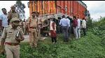 CBI officials inspect the site of accident in Raebareli on July 31, 2019. The Unnao rape survivor , her family and lawyer were travelling in a car which was hit by an overspeeding truck in Raebareli, killing two members and leaving the survivor and the advocate critically injured. (PTI) CBI officials inspect the site of accident in Raebareli on July 31, 2019. The Unnao rape survivor , her family and lawyer were travelling in a car which was hit by an overspeeding truck in Raebareli, killing two members and leaving the survivor and the advocate critically injured. (PTI)