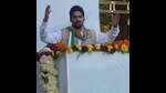 Youth Congress state general secretary Jitendra Tiwari was seeking a party ticket to contest UP polls from Karachhana assembly seat of Prayagraj district as a Congress candidate and he allegedly ransacked the party’s district committee office at Zero road, a few days back, upset over being denied the ticket. (ht file)