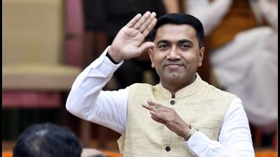Goa chief minister Pramod Sawant. (HT PHOTO) Goa chief minister Pramod Sawant. (HT PHOTO)
