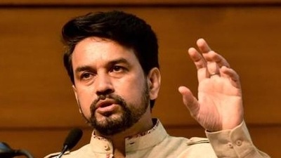 Union minister Anurag Thakur (HT File Photo)