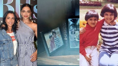 Deepika Padukone and Anisha Padukone's childhood picture features in Gehraiyaan. Deepika Padukone and Anisha Padukone's childhood picture features in Gehraiyaan.