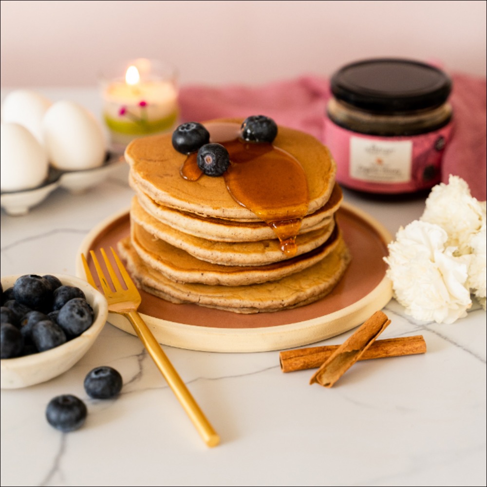 Cinnamon and honey pancakes&nbsp;(Mansi Vyas)