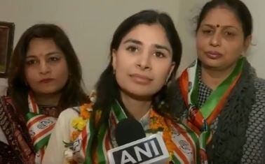 Navjot Singh Sidhu's daughter Rabia Kaur. (ANI Photo)