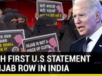 WATCH FIRST U.S. STATEMENT ON HIJAB ROW IN INDIA 