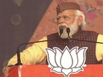PM Modi in Uttarakhand's Rudrapur (ANI)