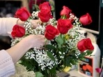 A worker prepares flowers for a customer at Steve's Flower Market in the West Town neighborhood in Chicago, Illinois ahead of Valentine's Day Image Credit | Scott Olson/Getty Images/AFP A worker prepares flowers for a customer at Steve's Flower Market in the West Town neighborhood in Chicago, Illinois ahead of Valentine's Day Image Credit | Scott Olson/Getty Images/AFP