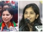Navjot Sidhu's daughter Rabia Sidhu (left) and Arvind Kejriwal's daughter Harshita Kejriwal.&nbsp;