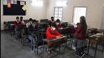 In-person lessons for classes 9 to 12 resumed earlier this week in Delhi. (ANI) In-person lessons for classes 9 to 12 resumed earlier this week in Delhi. (ANI)