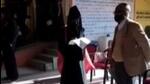 The issue of a Muslim girl being forced to write an apology for wearing hijab and burqa in a Satna college came to light on Friday evening when the video of the incident went viral on social media. (Video grab) The issue of a Muslim girl being forced to write an apology for wearing hijab and burqa in a Satna college came to light on Friday evening when the video of the incident went viral on social media. (Video grab)